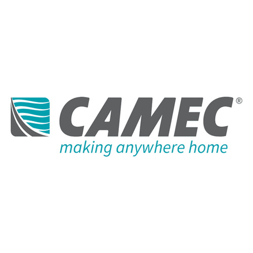 CAMEC 4RC SLIMLINE 1028x914 WH 22MM CLAMP 6 LOCK